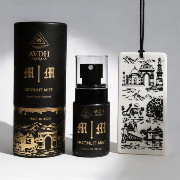 Moonlit Mist – Premium Car Perfume (30ml) | NO ALCOHOL